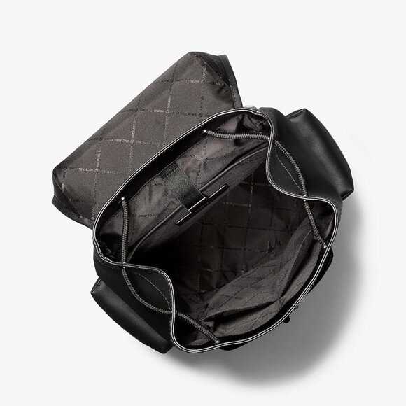 Michael Kors Rivington Logo Stripe Backpack - OXBLOOD - 37F4LRVB3L - Picture 2 of 4